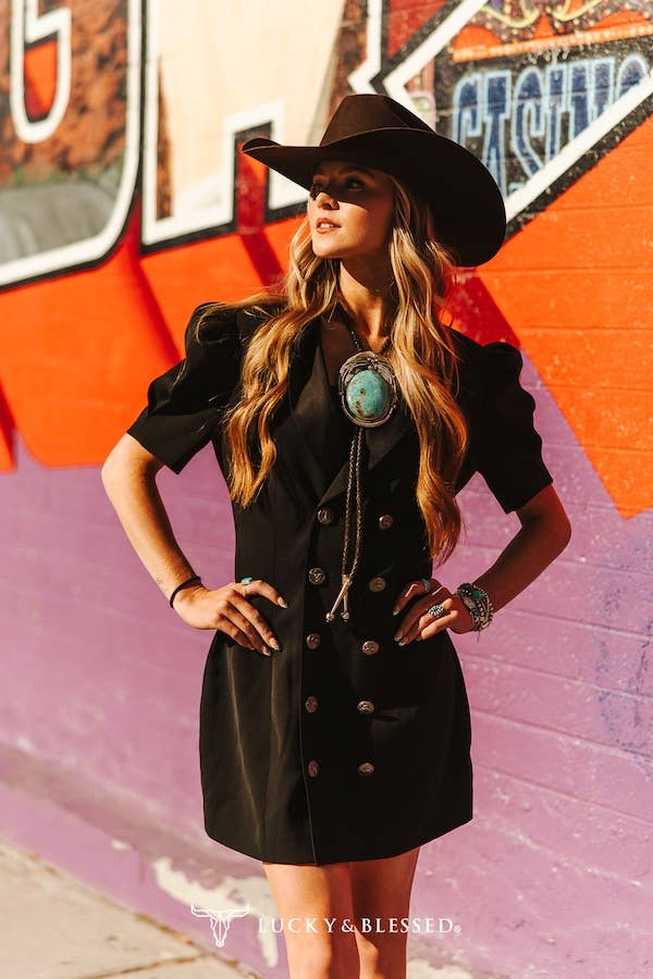 Outlaw Corset Puff Dress
