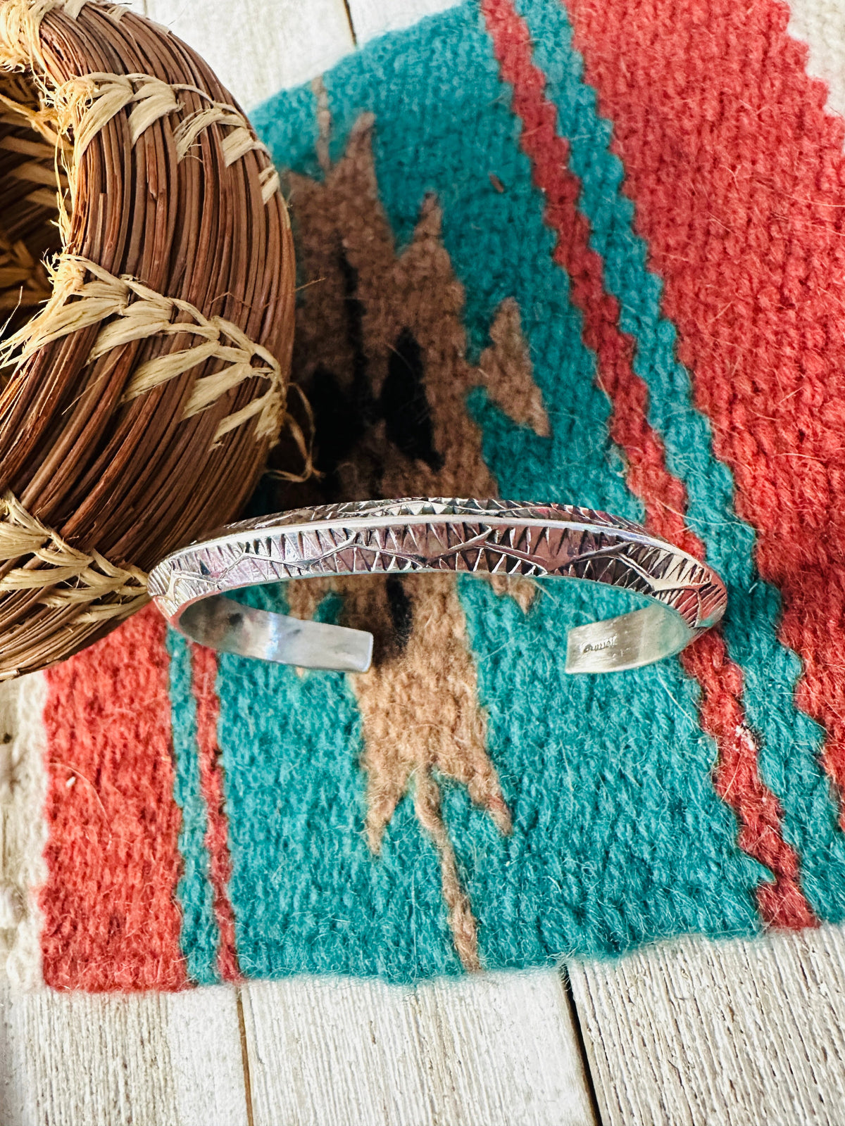 Handcrafted Sterling Silver Cuff Bracelet