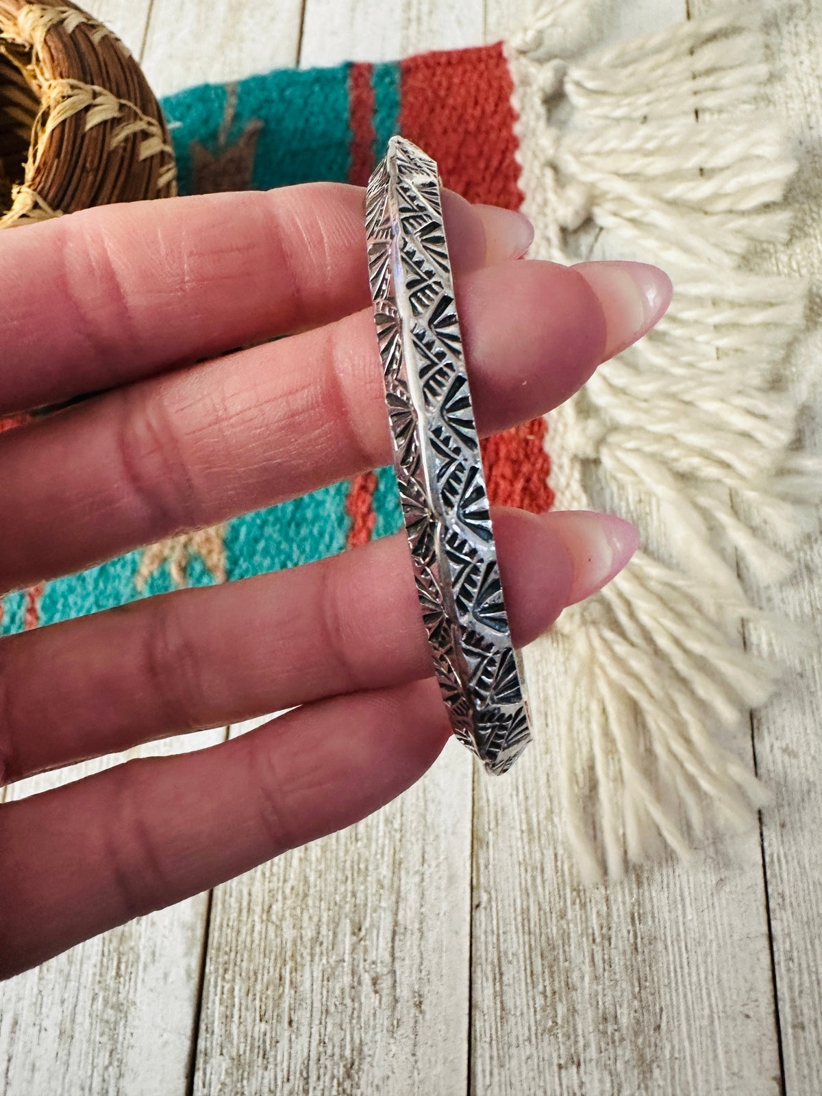 Handcrafted Sterling Silver Cuff Bracelet
