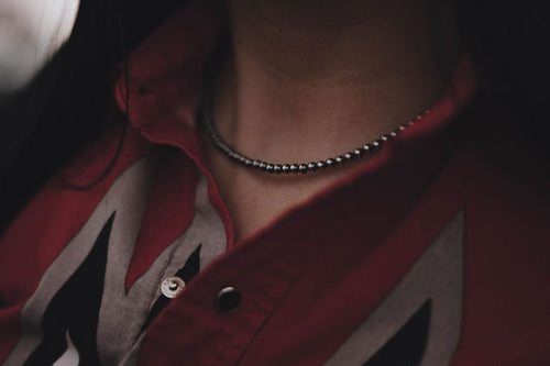 4mm Sterling Pearl Choker — 14 inch