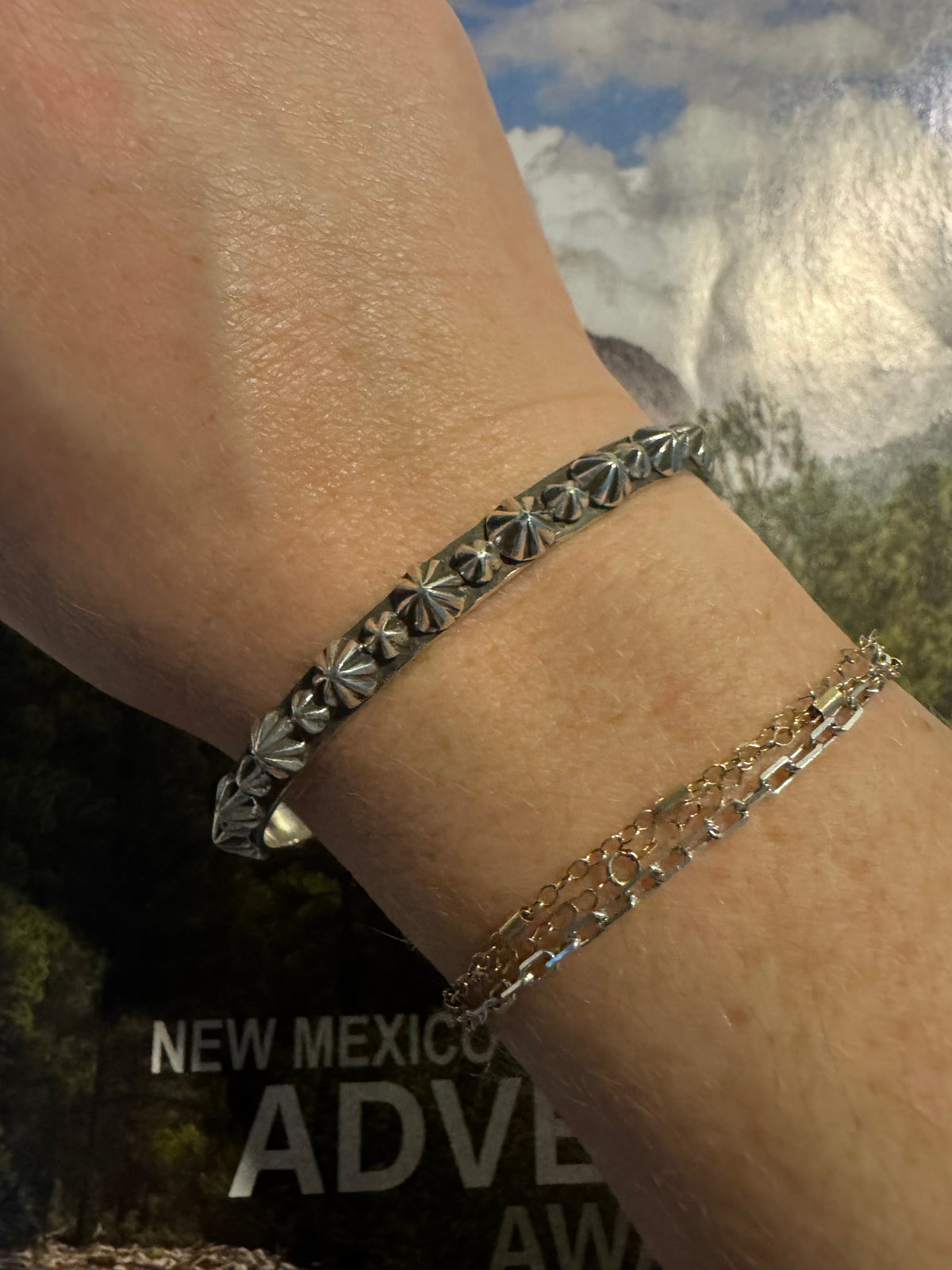 Beautiful Handmade Sterling Silver Bangle By Dan Dodson