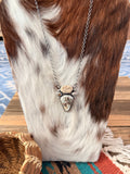 Handcrafted Dry Creek Turquoise & Sterling Silver Necklace by Joelias Draper