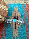 Handcrafted Sterling Silver & Turquoise Arrow Cuff Bracelet