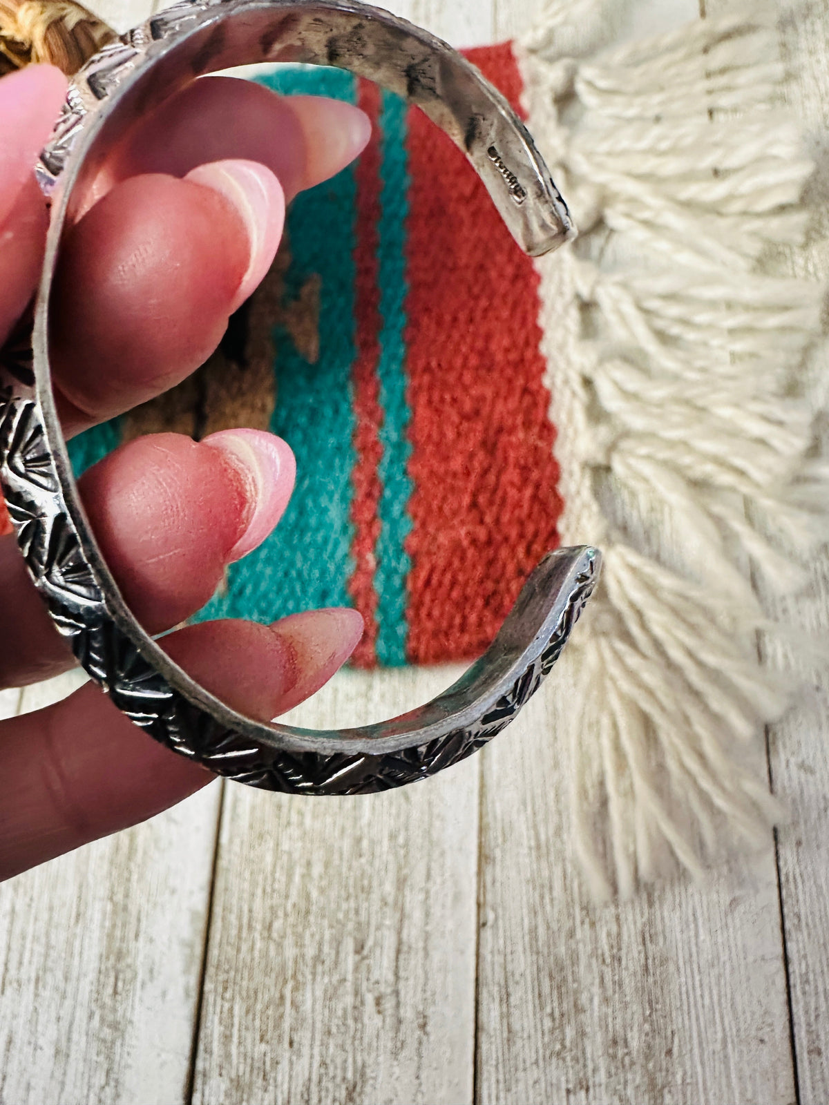 Handcrafted Sterling Silver Cuff Bracelet