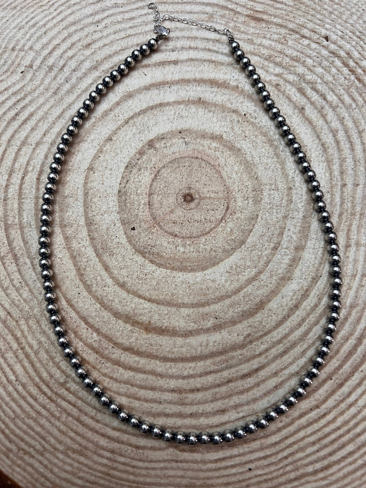 5mm Sterling Pearl Necklace — 18 inch (Made in USA)