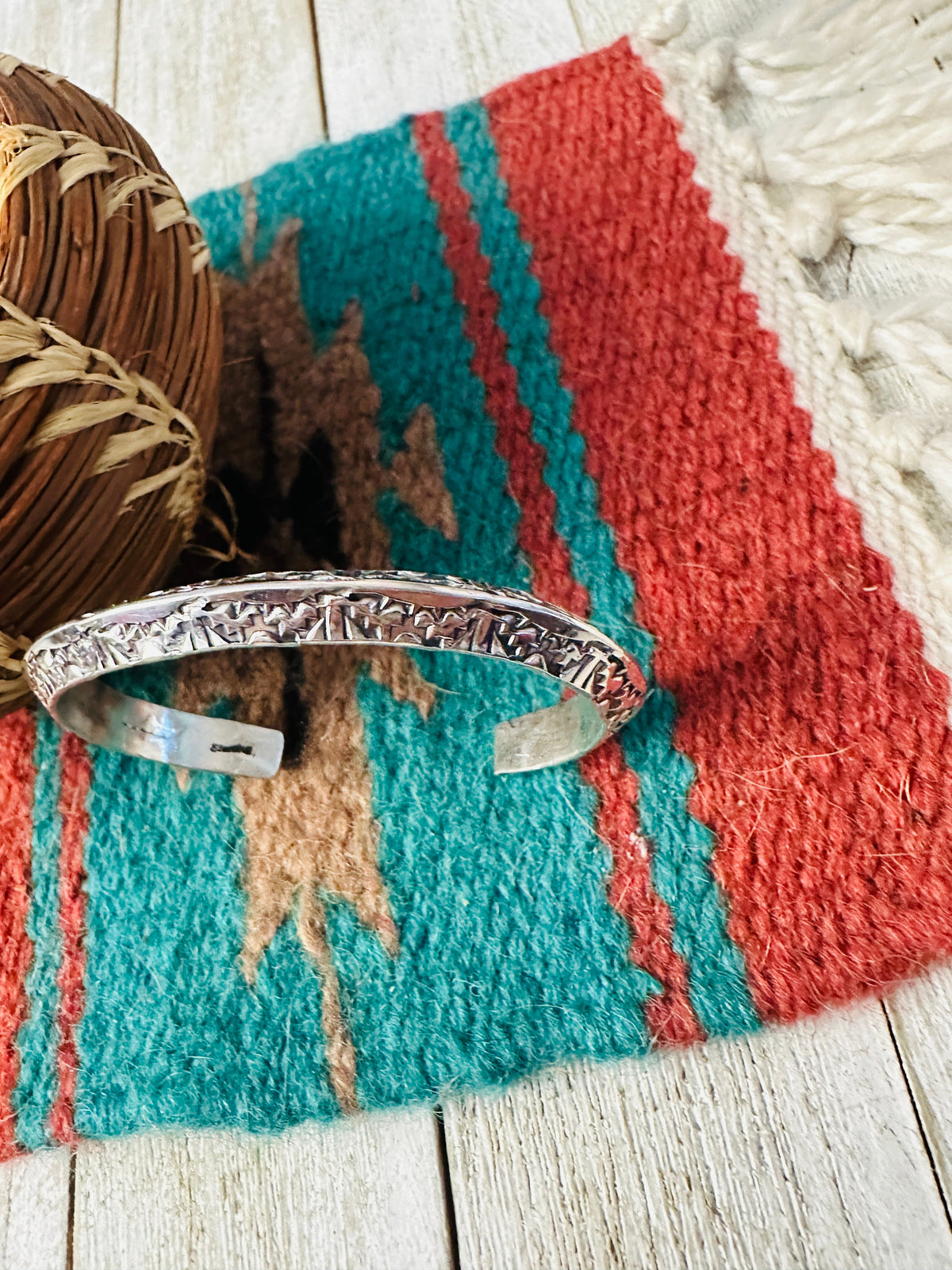 Handcrafted Sterling Silver Cuff Bracelet