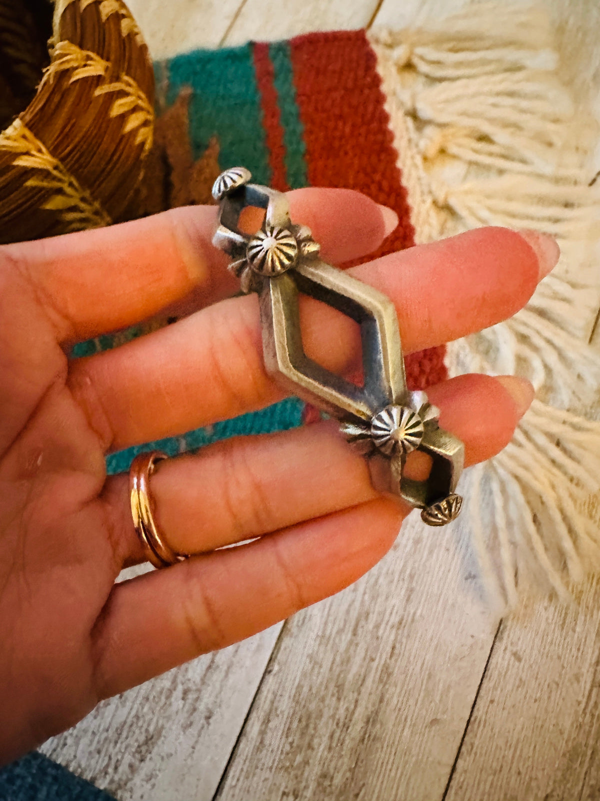 Handcrafted Sterling Silver Cuff Bracelet by Chimney Butte