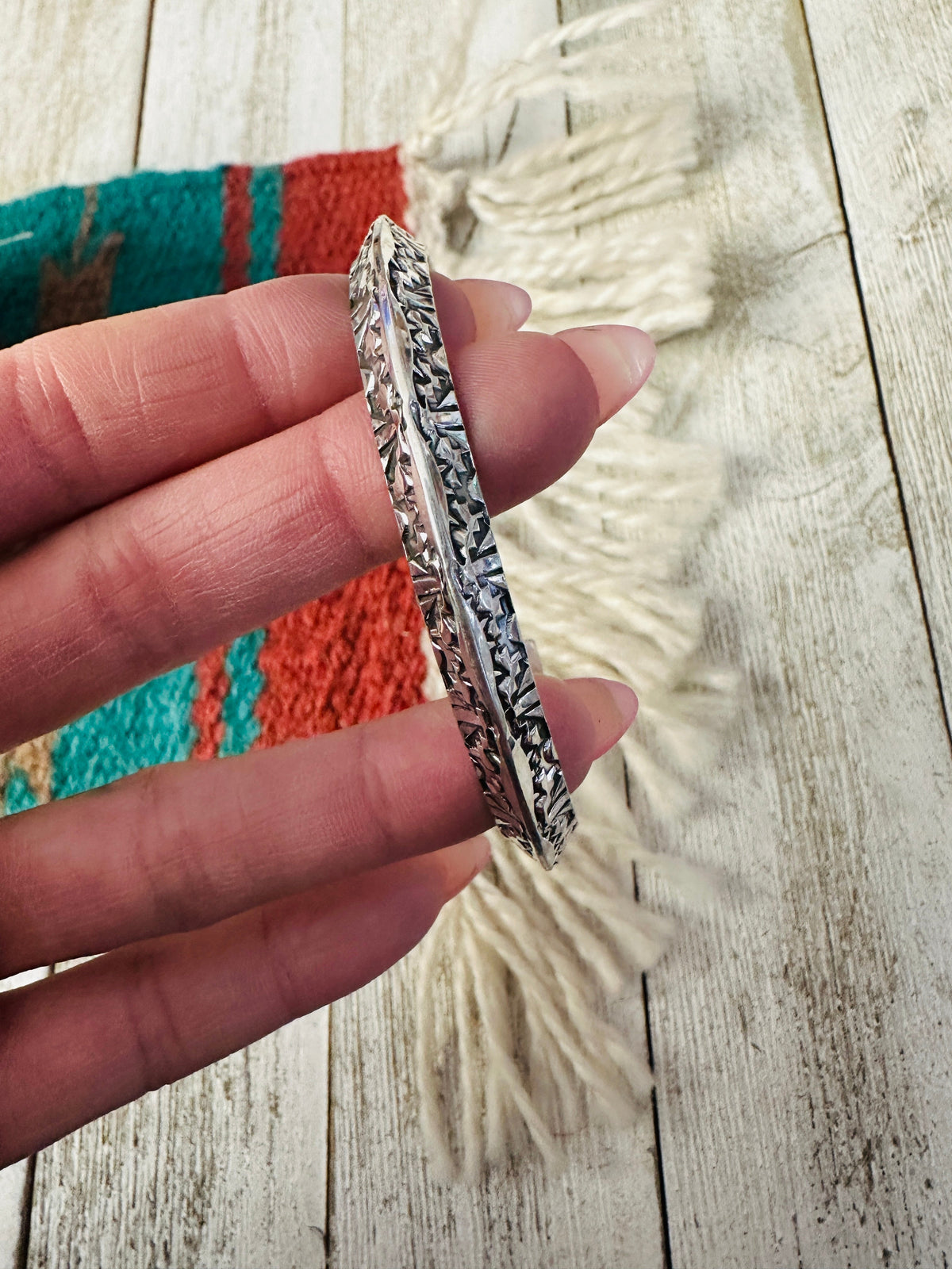 Handcrafted Sterling Silver Cuff Bracelet