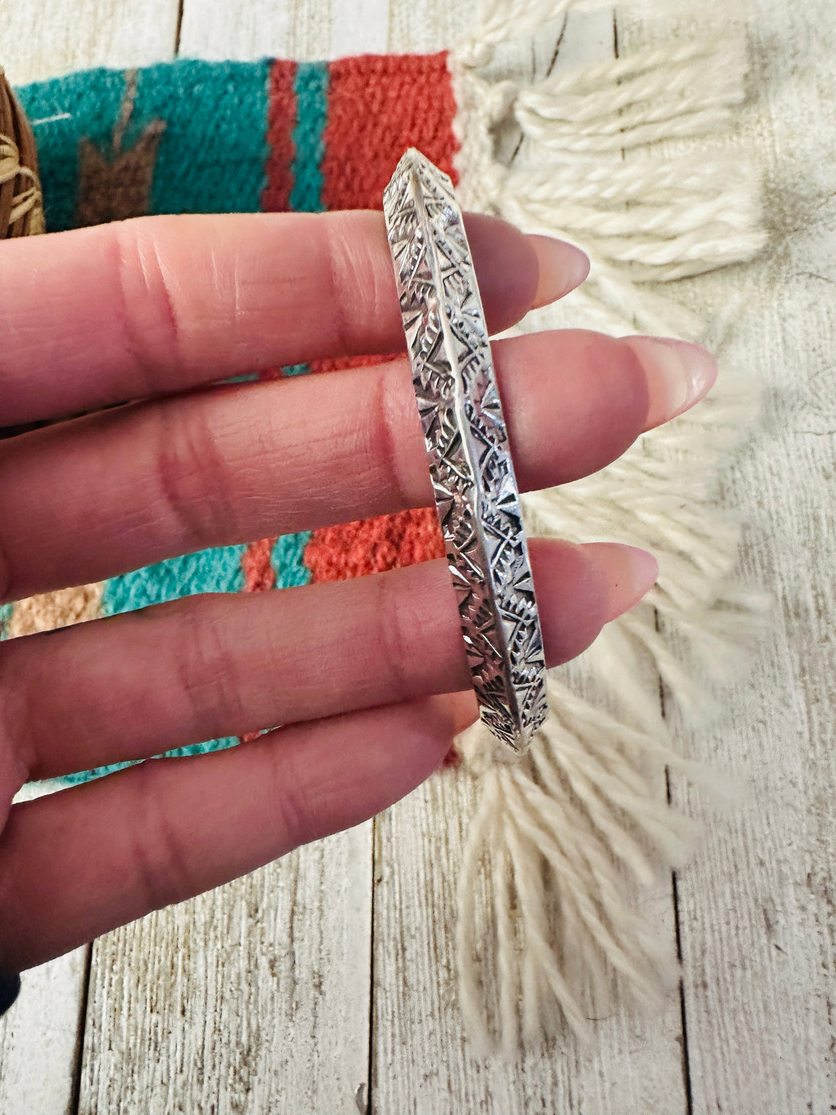 Handcrafted Sterling Silver Cuff Bracelet