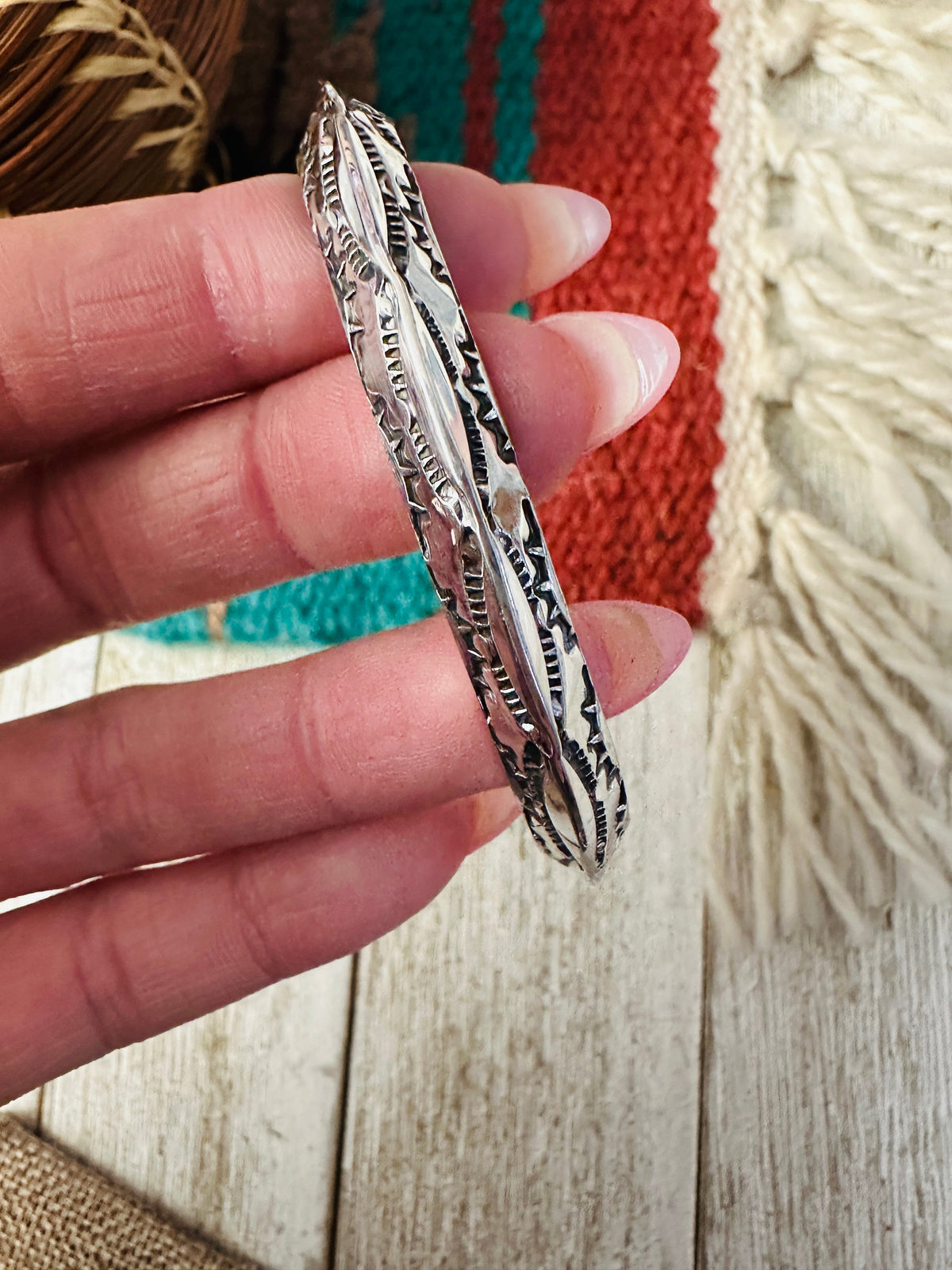 Handcrafted Sterling Silver Cuff Bracelet