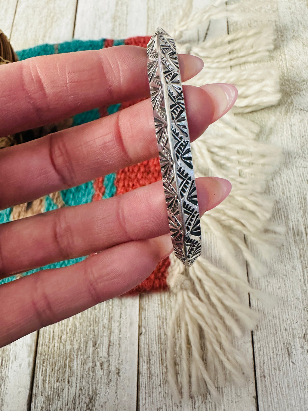 Handcrafted Sterling Silver Cuff Bracelet