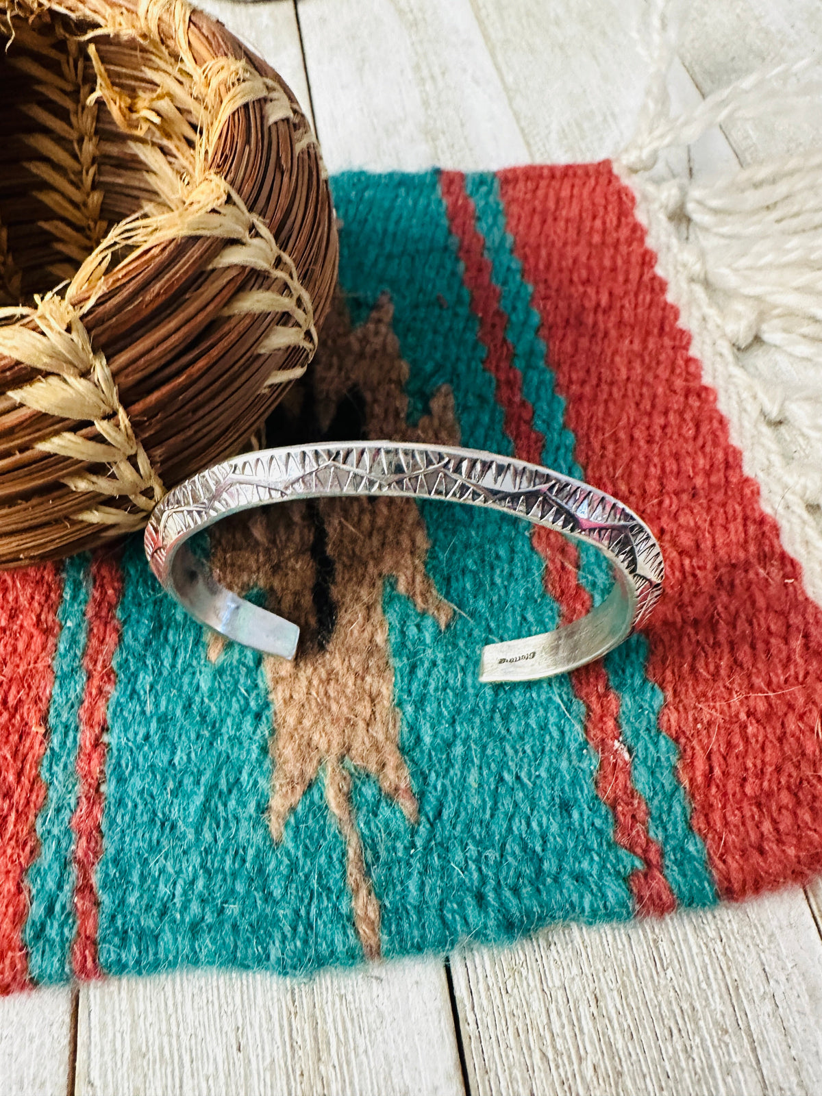 Handcrafted Sterling Silver Cuff Bracelet