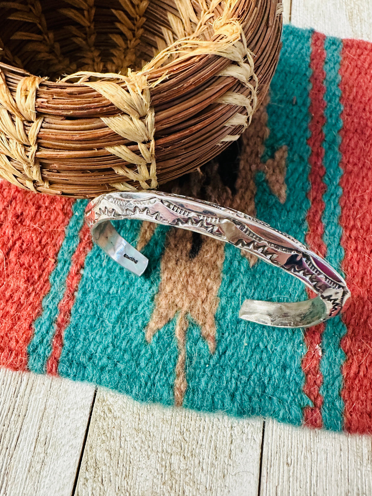 Handcrafted Sterling Silver Cuff Bracelet