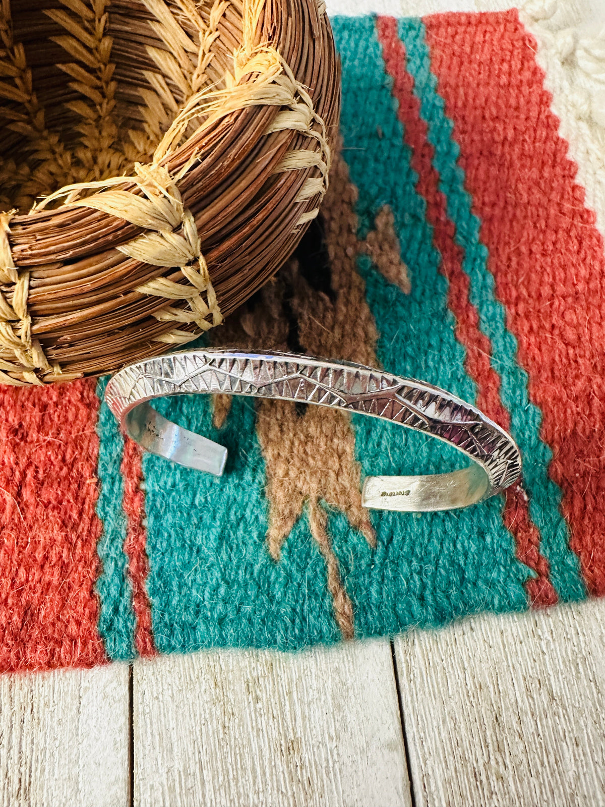 Handcrafted Sterling Silver Cuff Bracelet