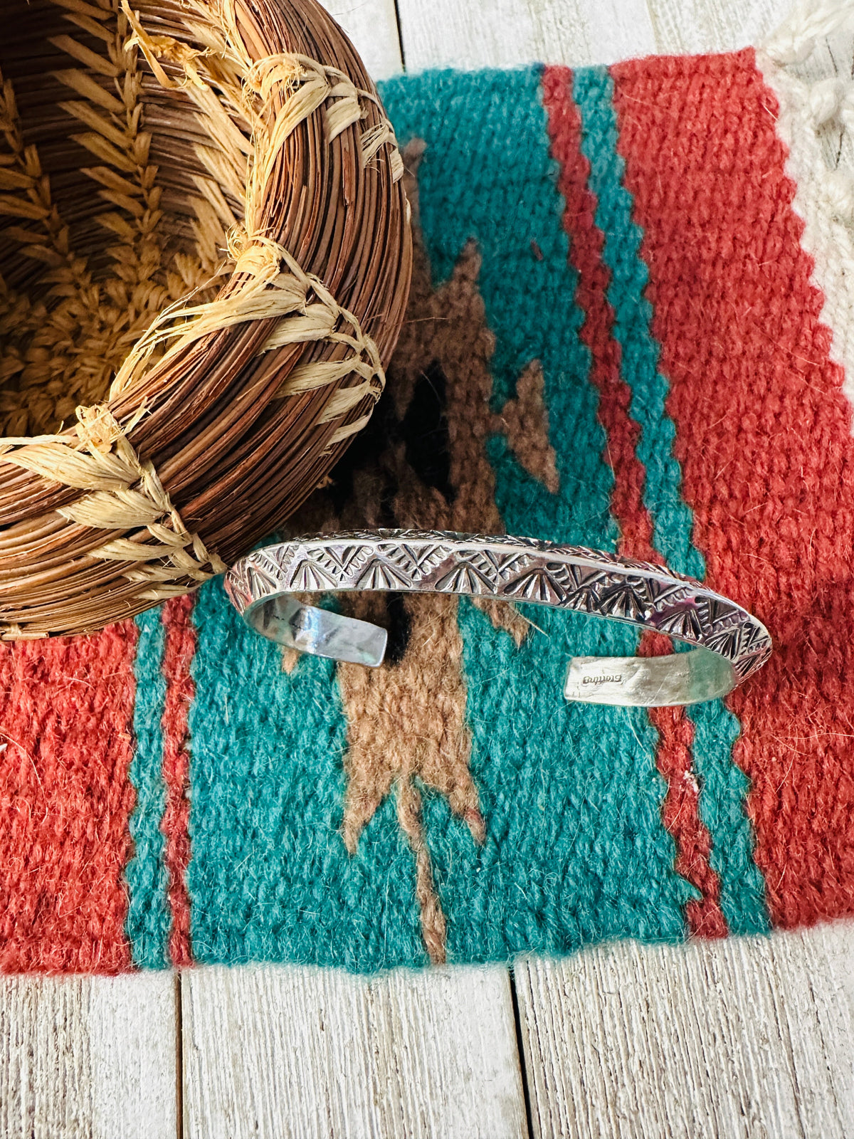 Handcrafted Sterling Silver Cuff Bracelet