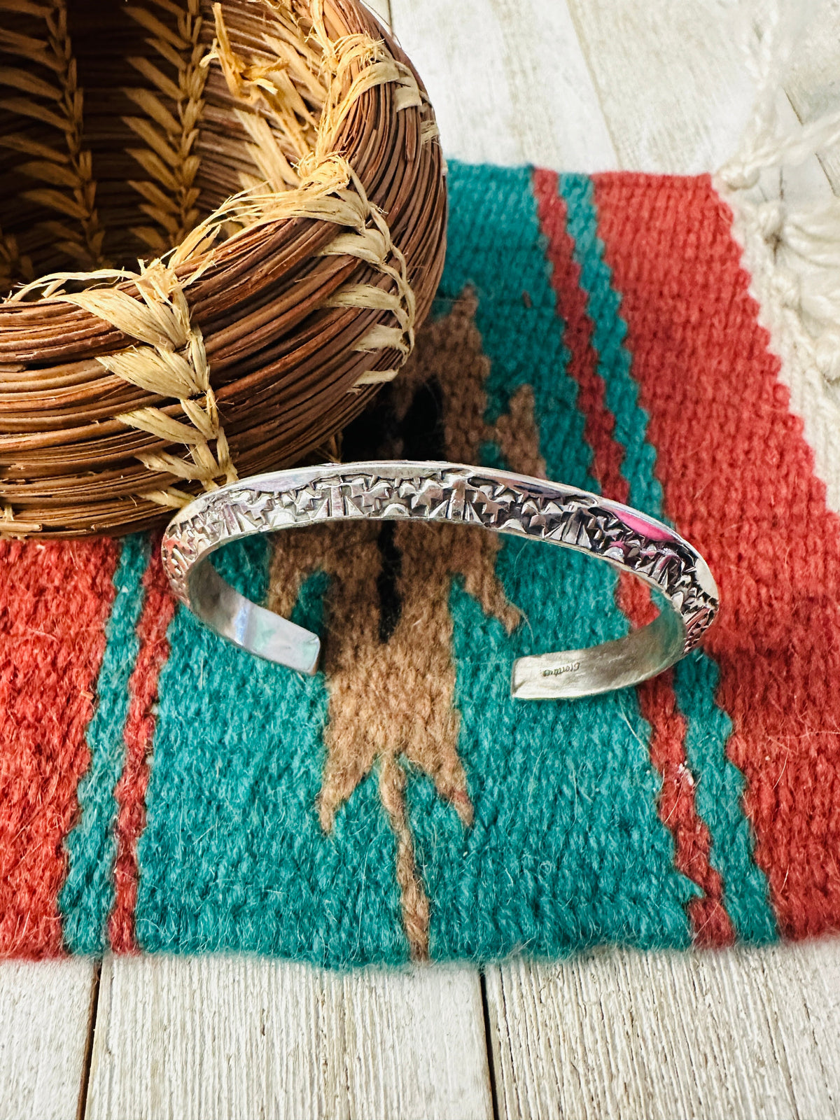 Handcrafted Sterling Silver Cuff Bracelet