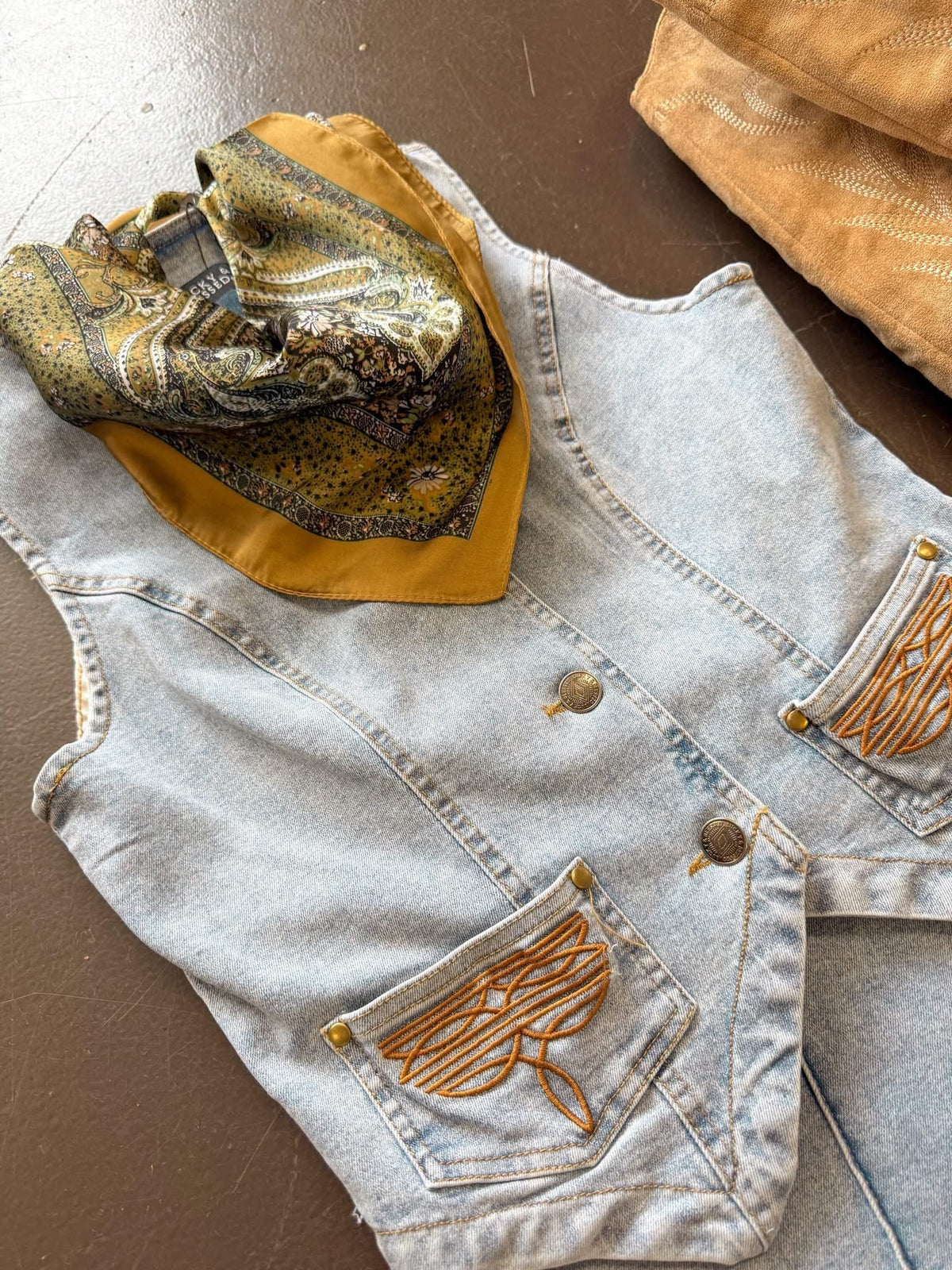 Concho Denim Set