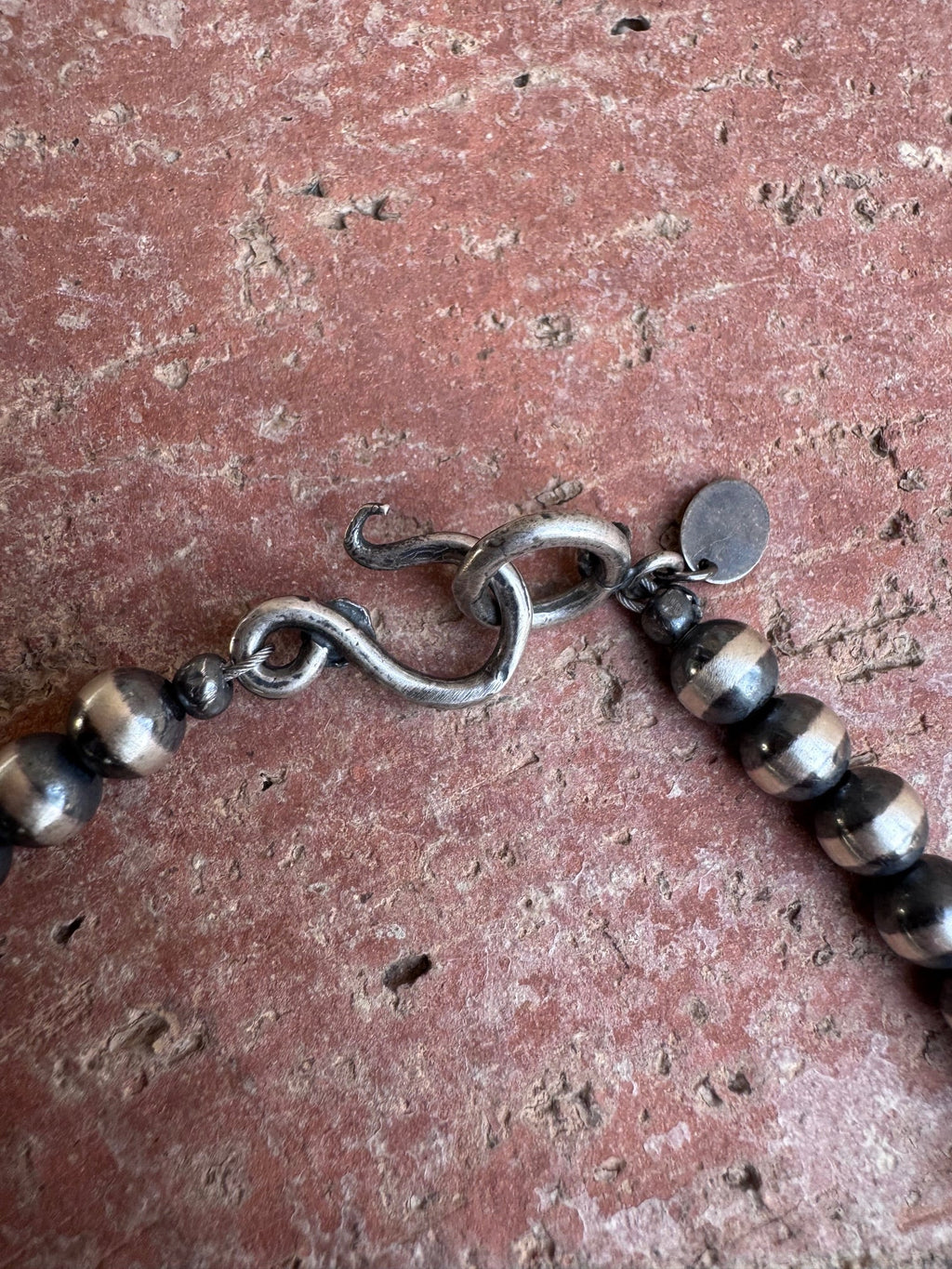 Handcrafted Graduated Sterling Silver Pearl 6-12mm Beaded Necklace