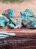 Handcrafted Sterling Silver & Turquoise Cowboy Boot Hat Pin