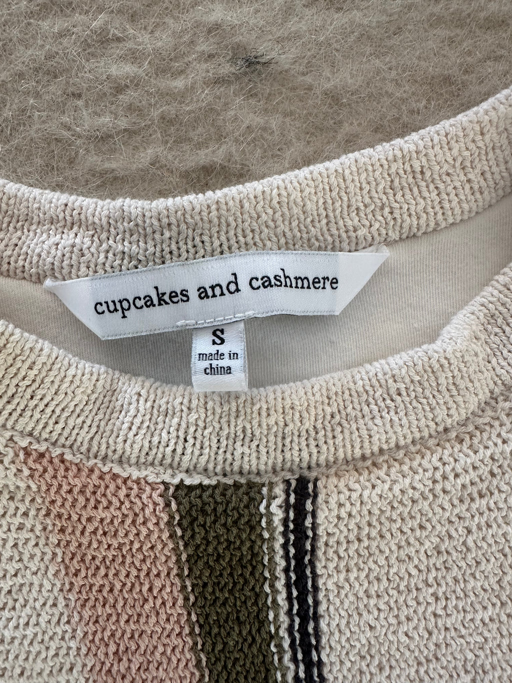 Gently Used Dress with Fringe Detail, Size Small