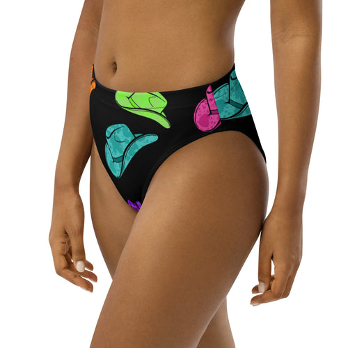 Baha Ranch Yeehaw All Neon Hat Bikini Bottom