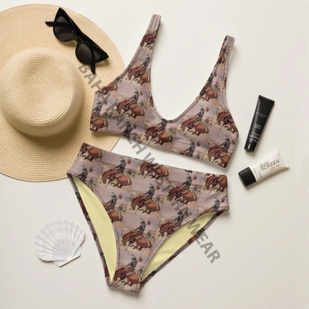 Yeehaw Rodeo Cowboy Bikini 2XL