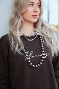 "Howdy" Embroidered Western Sweatshirt — Soft Gildan Fabric Cowboy Welcome